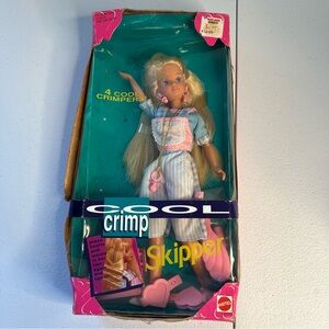 1993 Mattel “ Cool Crimp Skipper” Doll vintage collectible, collectible Doll